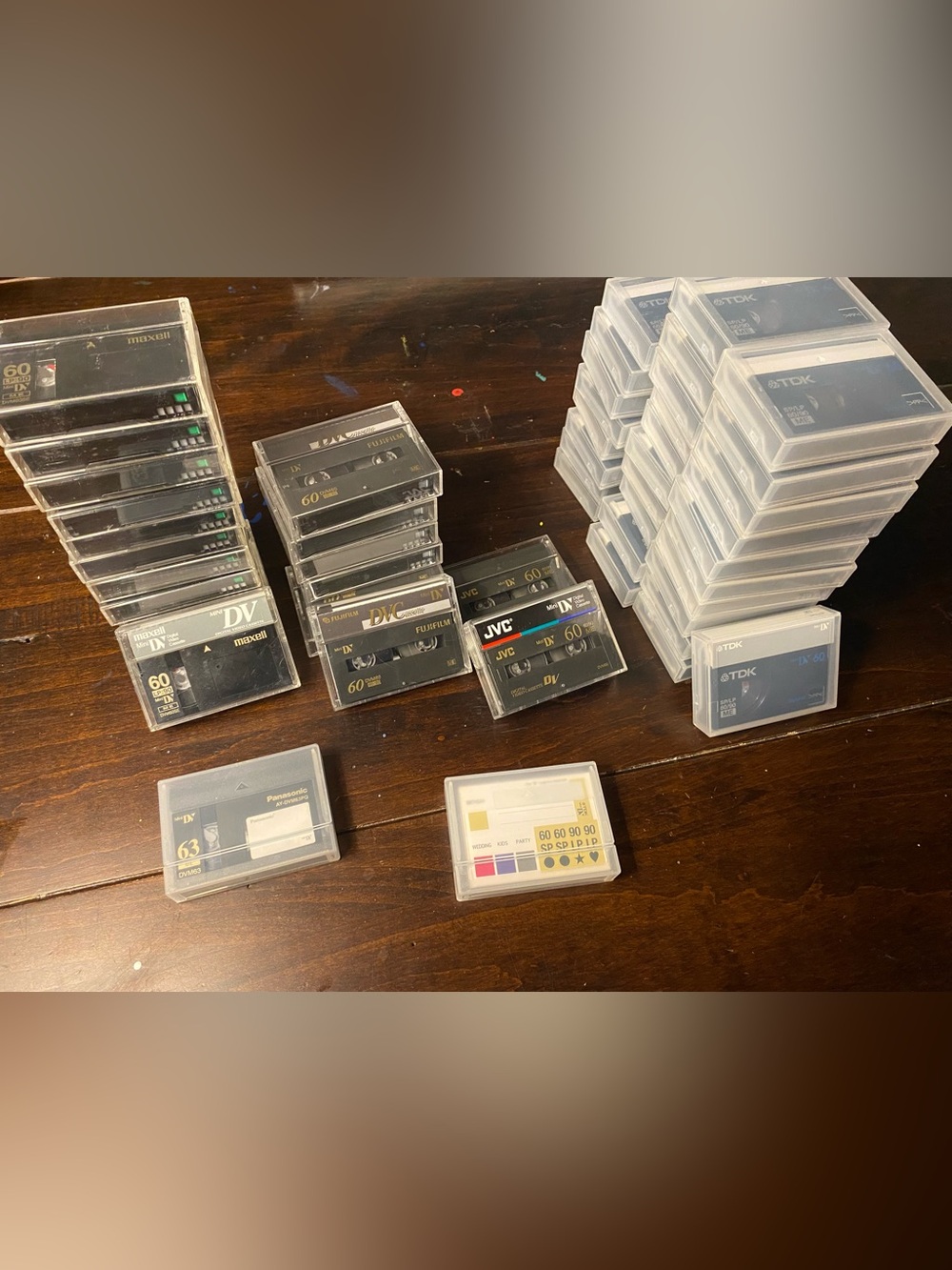Vintage Mini DV Cassette Tapes
